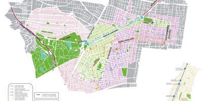 Mapa da Cidade de México en bicicleta