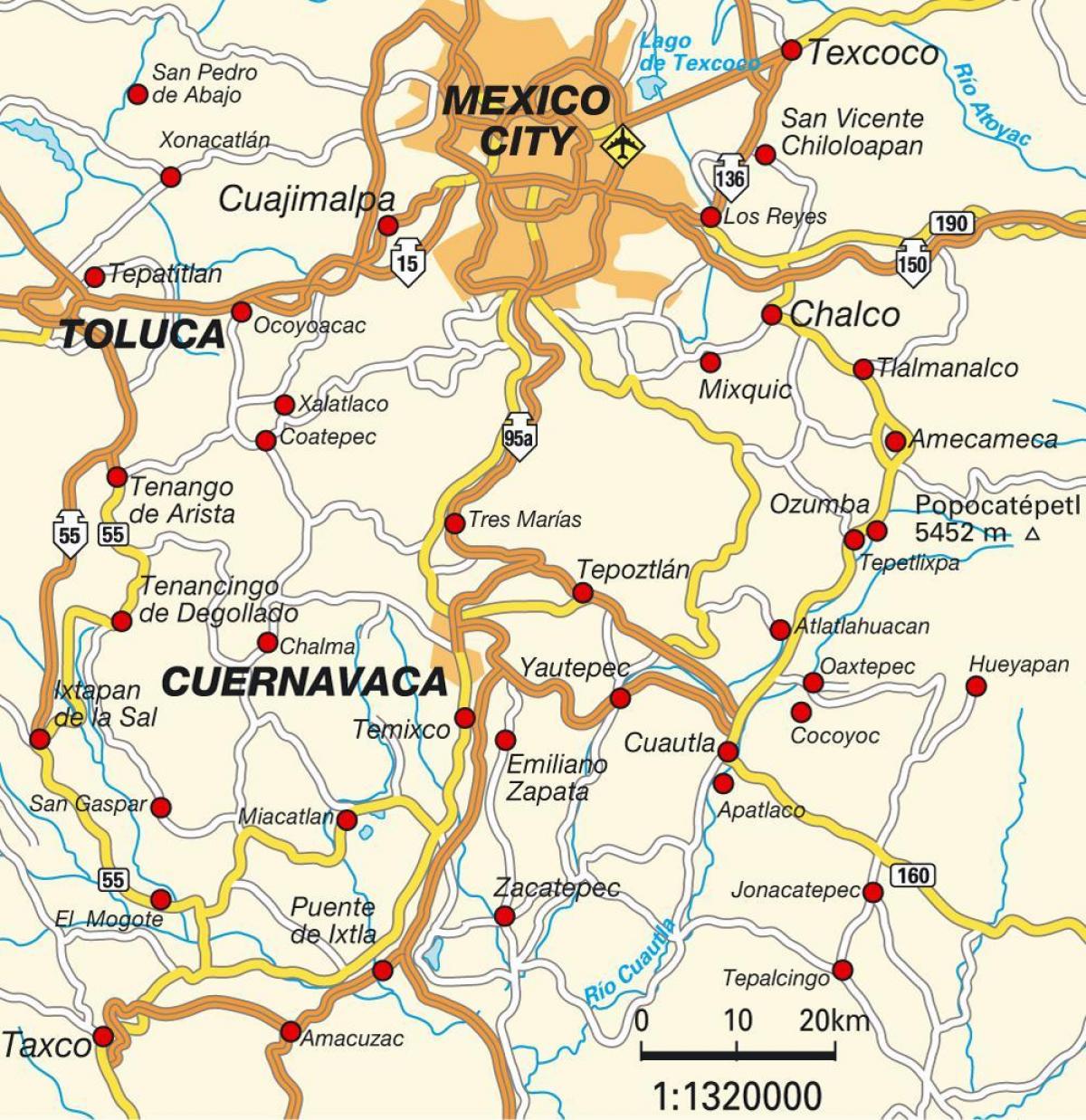 ciudad de México mapa
