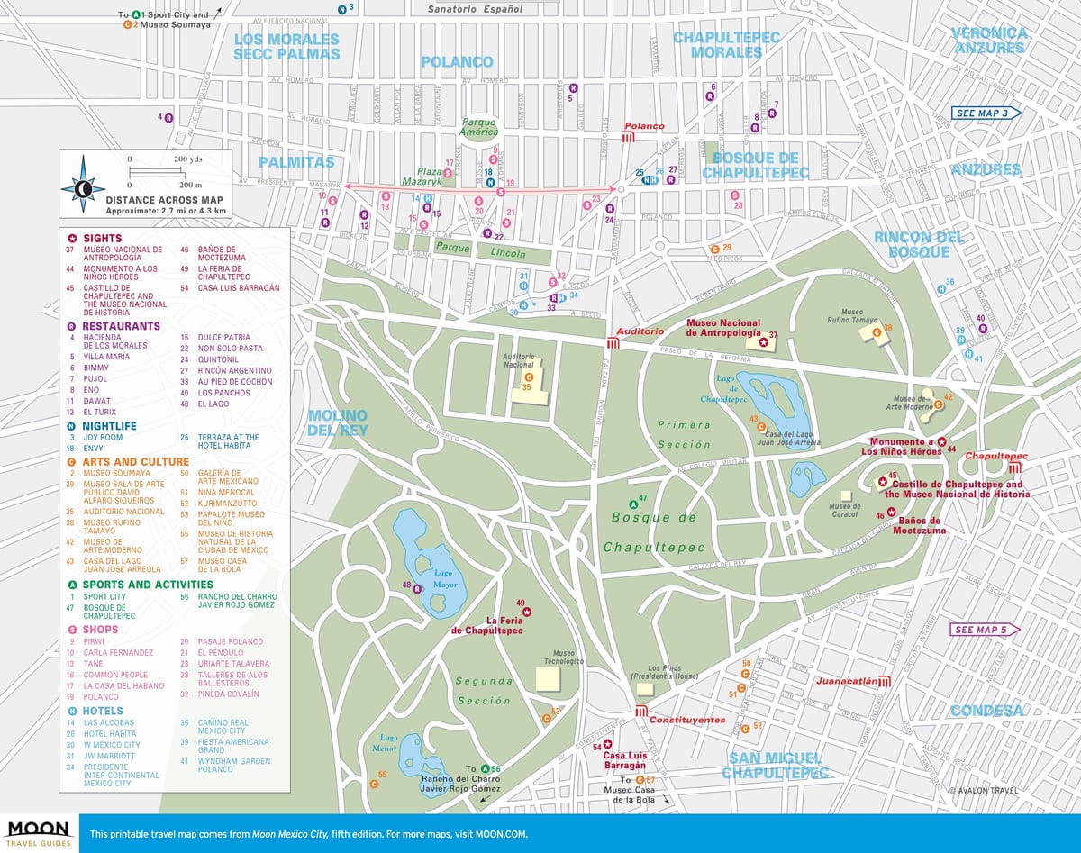 mapa de polanco Cidade de México