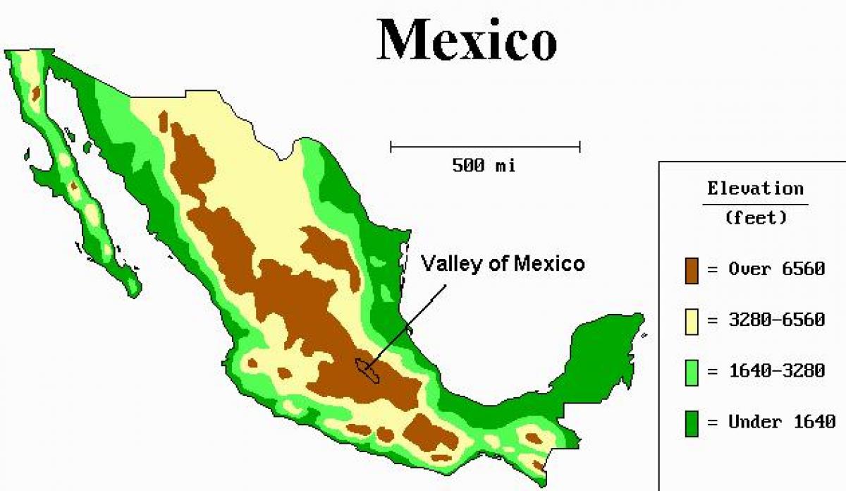 mapa de val de México