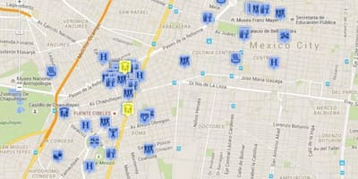 Gay mapa Cidade de México