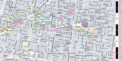Mapa de streetwise Cidade de México