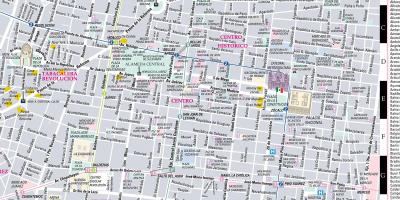 Mapa de streetwise Cidade de México